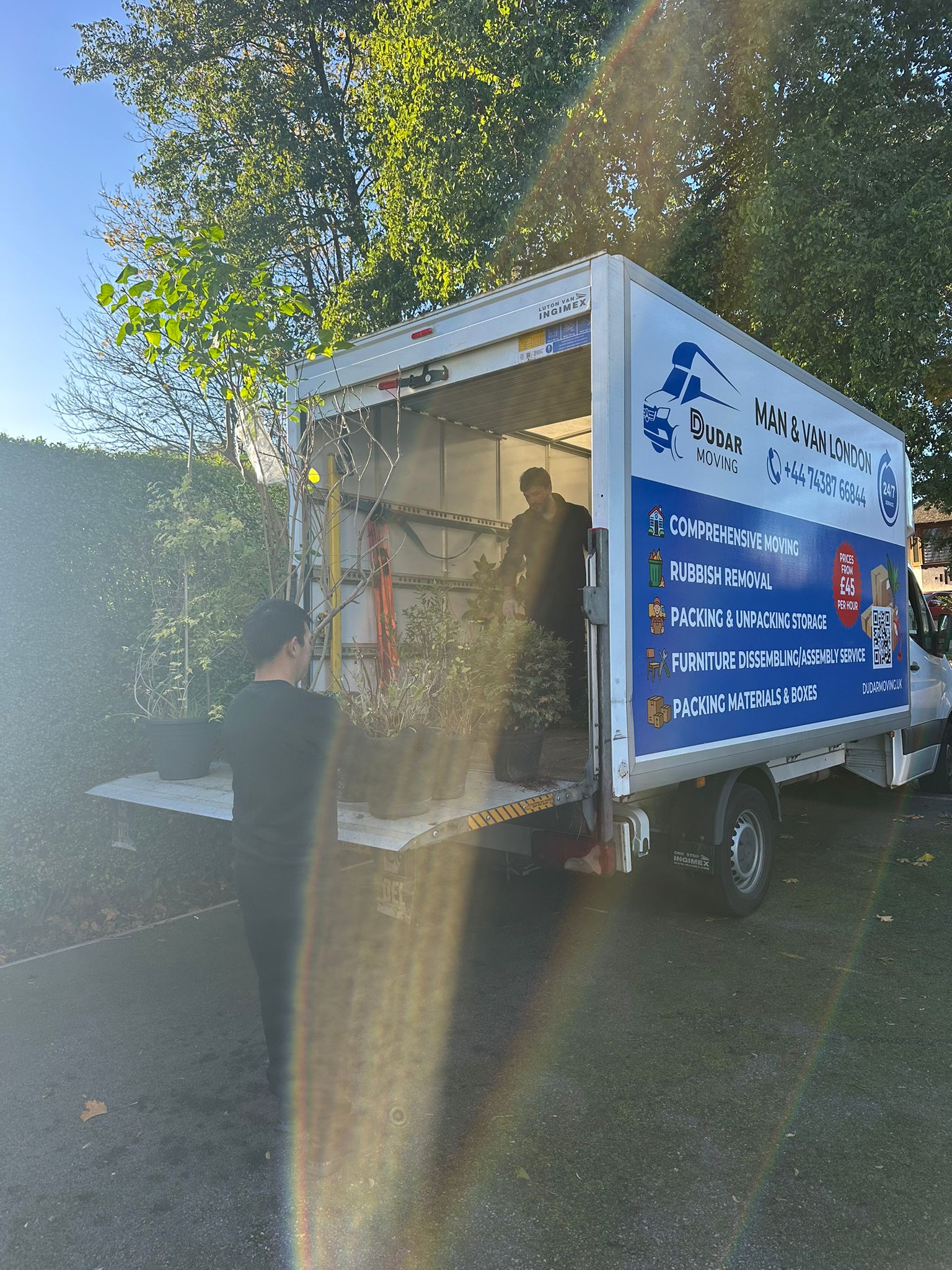 Our professional moving team in action